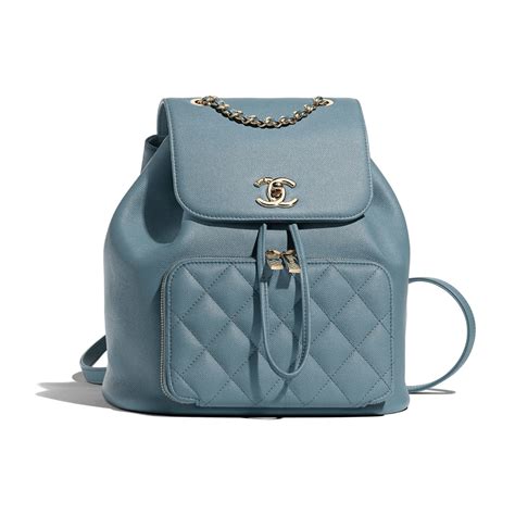 chanel baby blue backpack|authentic chanel backpack.